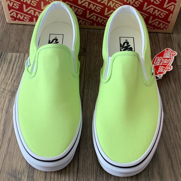 Vans sharp green classic slip on shoes - Picture 8 of 8